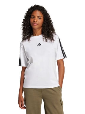 ADIDAS SPORTSWEAR Κοντομάνικη Μπλούζα Essentials 3-Stripes Boyfriend T-Shirt
