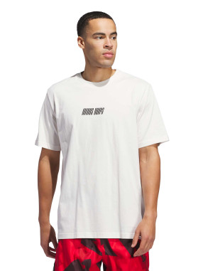 ADIDAS PERFORMANCE Κοντομάνικη Μπλούζα Hoops Graphic Tee