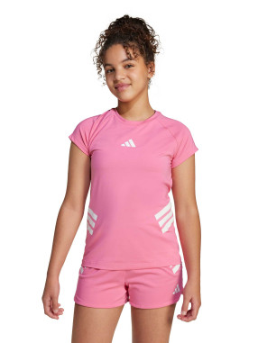ADIDAS SPORTSWEAR Παιδική Κοντομάνικη Μπλούζα pink fusion white