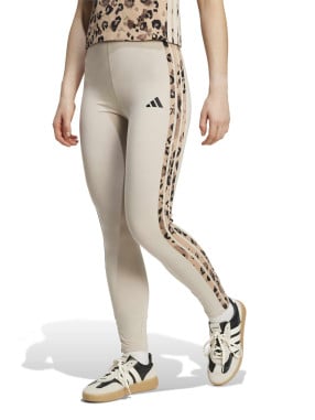 ADIDAS SPORTSWEAR Animal Print 3-Stripes High Rise Leggings
