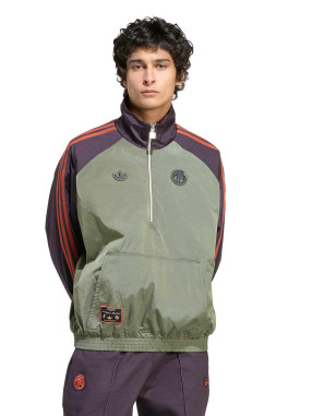 ADIDAS ORIGINALS Спортно горнище FC Bayern Terrace Icons Half-Zip
