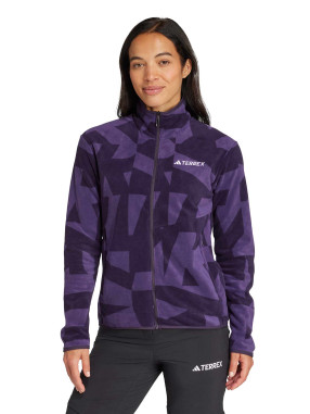 ADIDAS PERFORMANCE Ζακέτα Multi Printed Full-Zip Fleece Jacket