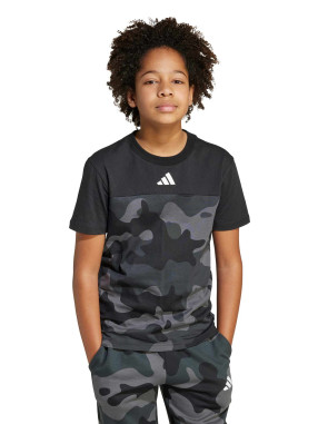 ADIDAS SPORTSWEAR Тениска Seasonal Essentials Camo Cotton Kids