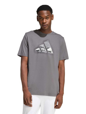 ADIDAS SPORTSWEAR Тениска CAMO MODERN LOGO GRAPHIC