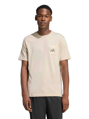 ADIDAS Тениска CAMO WOVEN POCKET GRAPHIC