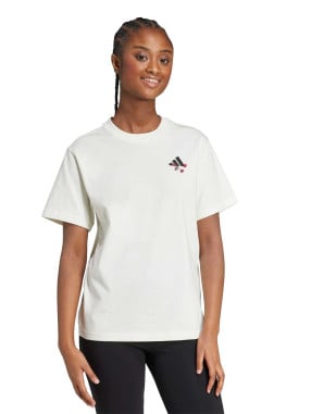 ADIDAS SPORTSWEAR Тениска Tiro Floral Graphic T-Shirt