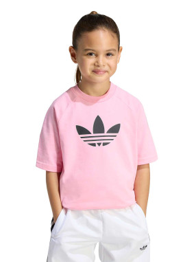 ADIDAS ORIGINALS Тениска GRAPHIC TREFOIL LOOSE