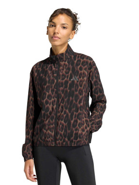 ADIDAS PERFORMANCE Спортно горнище Workout Essentials Leopard Woven