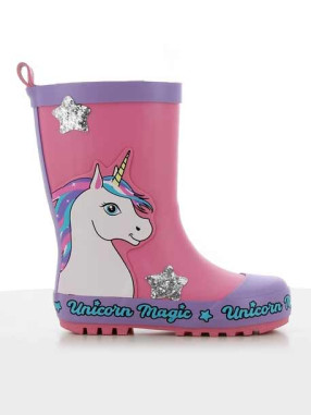KIDS MOVIE HEROES Cizme de cauciuc Unicorn Magic