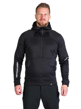 NORTHFINDER Ζακέτα hoodie with slanted pockets