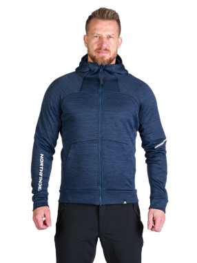 NORTHFINDER Ζακέτα hoodie with slanted pockets