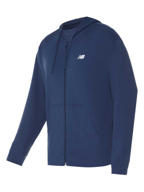 NEW BALANCE Суитшърт JACKET STACKED LOGO FZ HOODIE