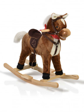 MONI Люлка плюшена кон Chipper