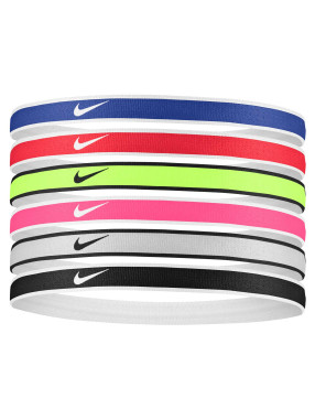 NIKE Banda de cap Swoosh Sport 6 Pk