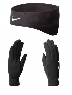 NIKE Αθλητικό Σετ WOMENS RUN THERMAL HEADBAND/GLOVE SET