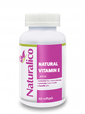 NATURALICO Витамин Е-400 IU-60 капсули