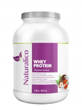 NATURALICO Протеин Whey Protein 2 lbs-бисквити и крем