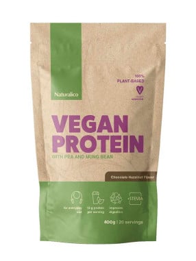 NATURALICO Веган протеин Vegan Protein 400 g - шоколад и лешн