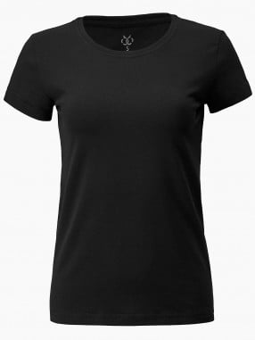 BRILLE Κοντομάνικη Μπλούζα W Basic Cotton