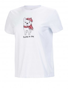 BRILLE Christmas T-shirt DOG