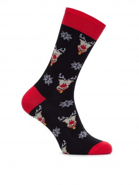 BRILLE Christmas Deer II x1 Socks