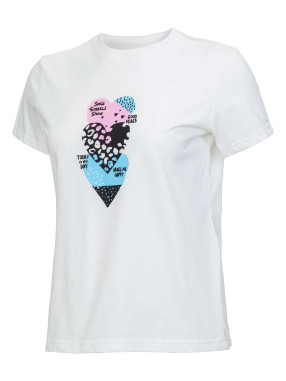 BRILLE Κοντομάνικη Μπλούζα Hearts