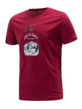 BRILLE Κοντομάνικη Μπλούζα Life is Good