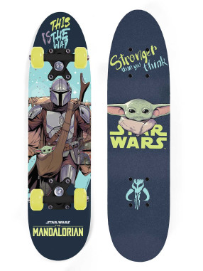 KIDS MOVIE HEROES Skateboard Mandalorian - 24