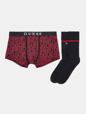 GUESS Set boxeri si sosete Trunk