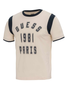 GUESS Тениска NIA COLOR BLOCK SS T-SHIRT
