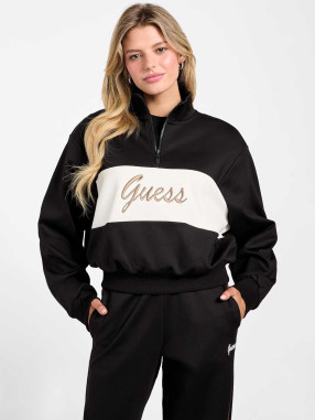 GUESS Bluza Fabia Half-zip