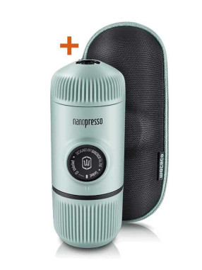 WACACO Coffee machine Nanopresso Classic + case, Arctic Blue