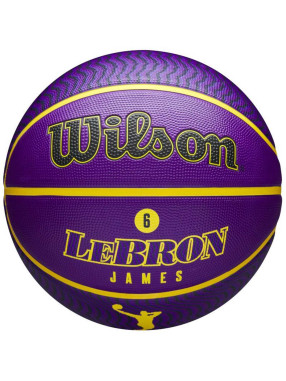 WILSON Баскетболна топка NBA PLAYER ICON OUTDOOR LEBRON