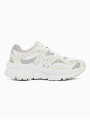 EA7 Emporio Armani Обувки SNEAKER CRAVE COW SUEDE+MESH+REFLECTIVE PU+