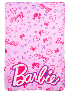 KIDS MOVIE HEROES Patura din polar Barbie