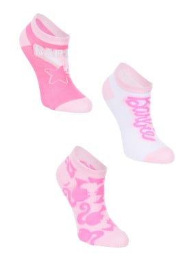 KIDS MOVIE HEROES Sosete - Set 3 perechi Barbie