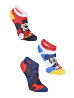 KIDS MOVIE HEROES Sosete - set 3 perechi Mickey