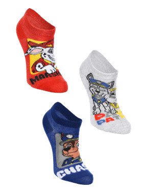 KIDS MOVIE HEROES Sosete - set 3 perechi Pawpatrol