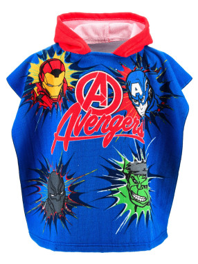 KIDS MOVIE HEROES Poncho Avengersclassic