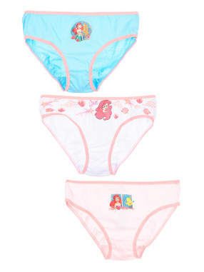 KIDS MOVIE HEROES Lenjerie - set 3 piese Ariel