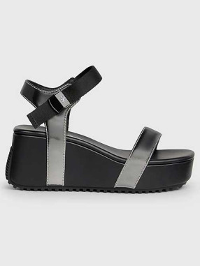 Calvin Klein Jeans Sandale Wedge Block Metallic Dc
