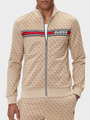 GUESS Bluza sport Korbin Full Zip Trac