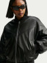 NIKE Яке W NK TF PLEATHER BOMBER JKT