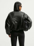 NIKE Яке W NK TF PLEATHER BOMBER JKT