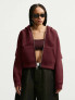 NIKE Суитшърт W NK ARTICLE FLC FZ HDY