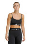 ADIDAS Спортен сутиен Hyperglam 3-Stripes