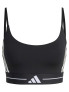 ADIDAS Спортен сутиен Hyperglam 3-Stripes