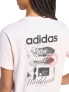ADIDAS Тениска TRAVEL LOOSE GRAPHIC T-SHIRT