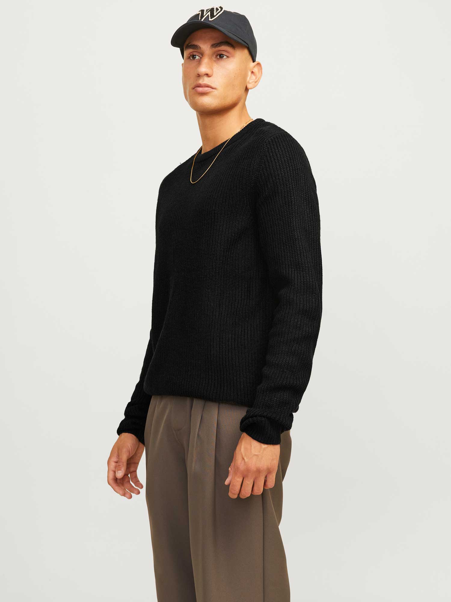 Pulover Jjelewis Knit Crew Neck SN