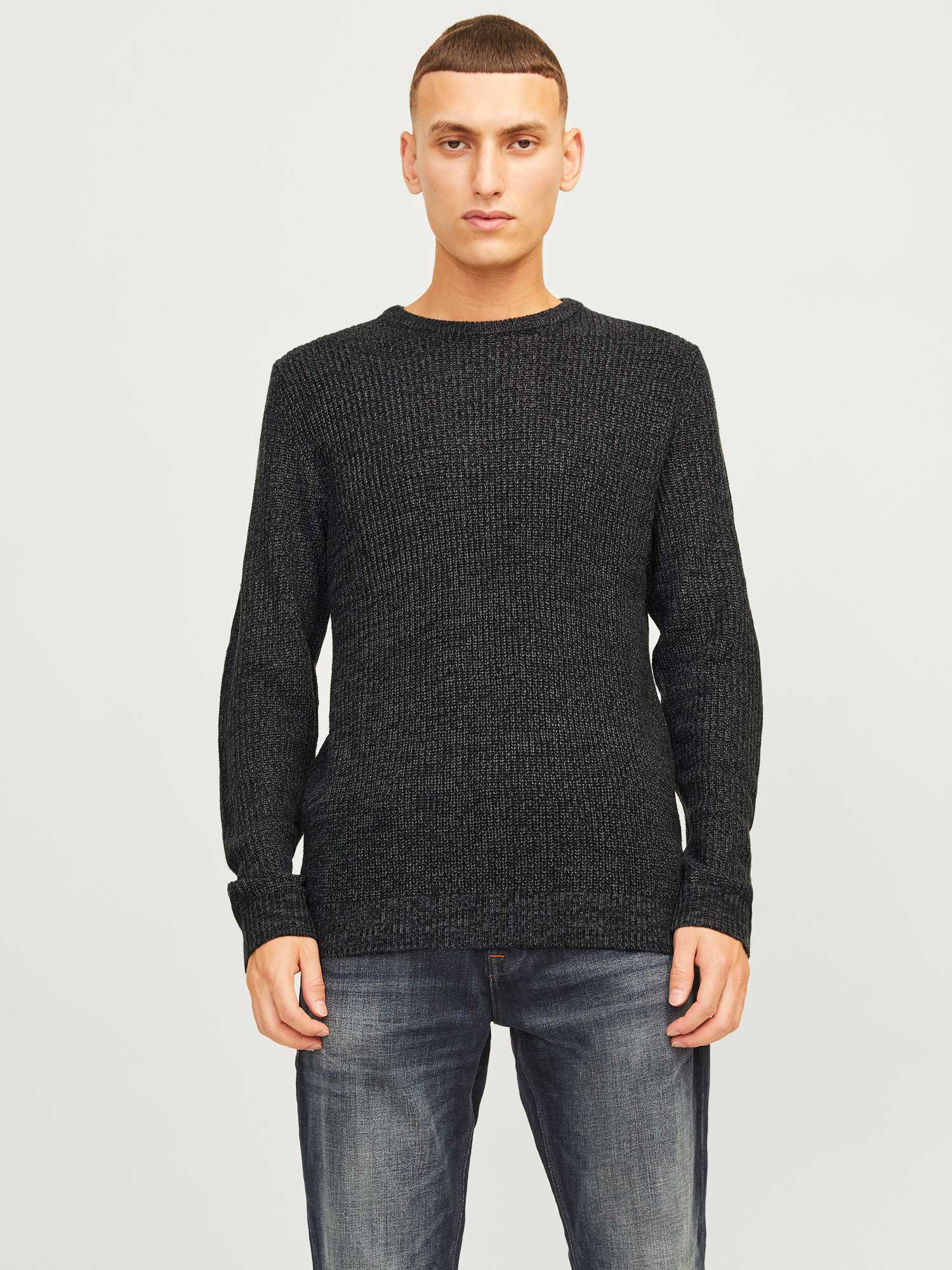 Pulover Jjelewis Knit Crew Neck Sn